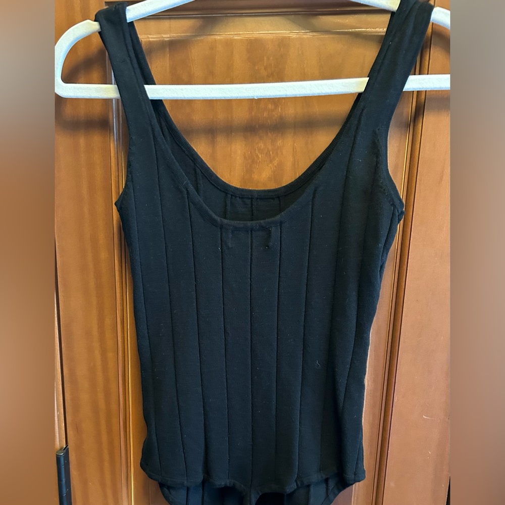 Here Collection Black Thong Bodysuit NWOT Size Medium 🔥 - Picture 2 of 3